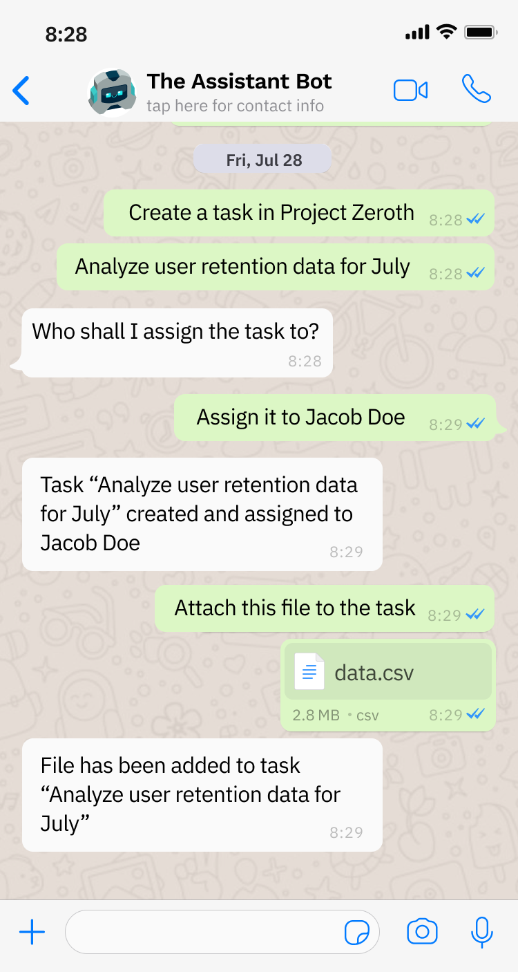 Launch of Assistant Bot